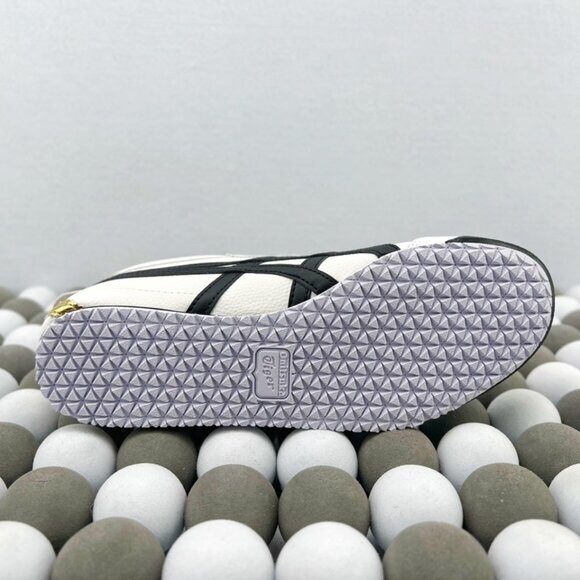 Onitsuka Tiger by Asics Mexico 66 White Black Gold Sneakers - Picture 5 of 5